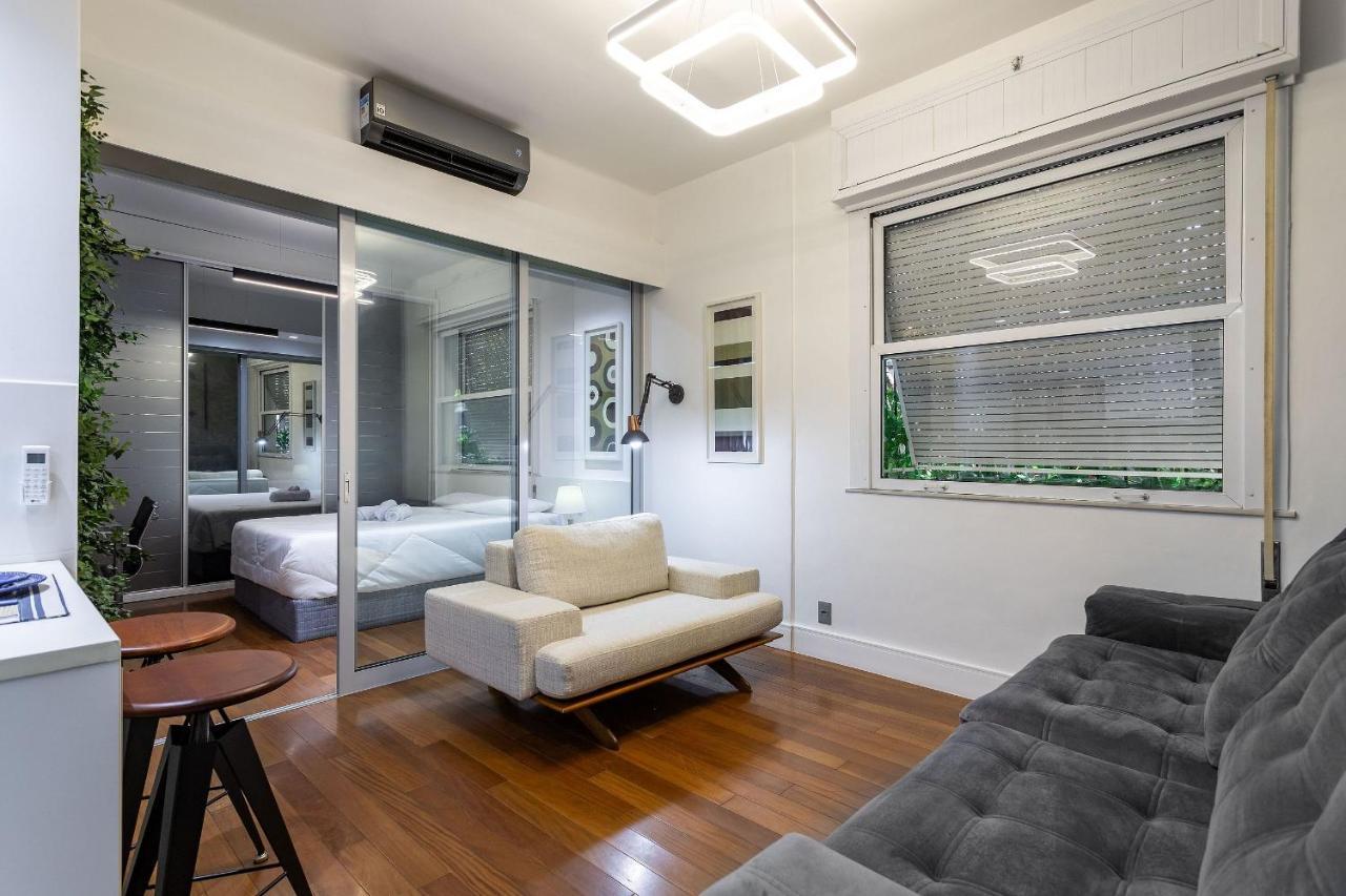 Apt Charmoso Completo Com Ar Condicionado No Leblon Rio de Janeiro Exterior photo