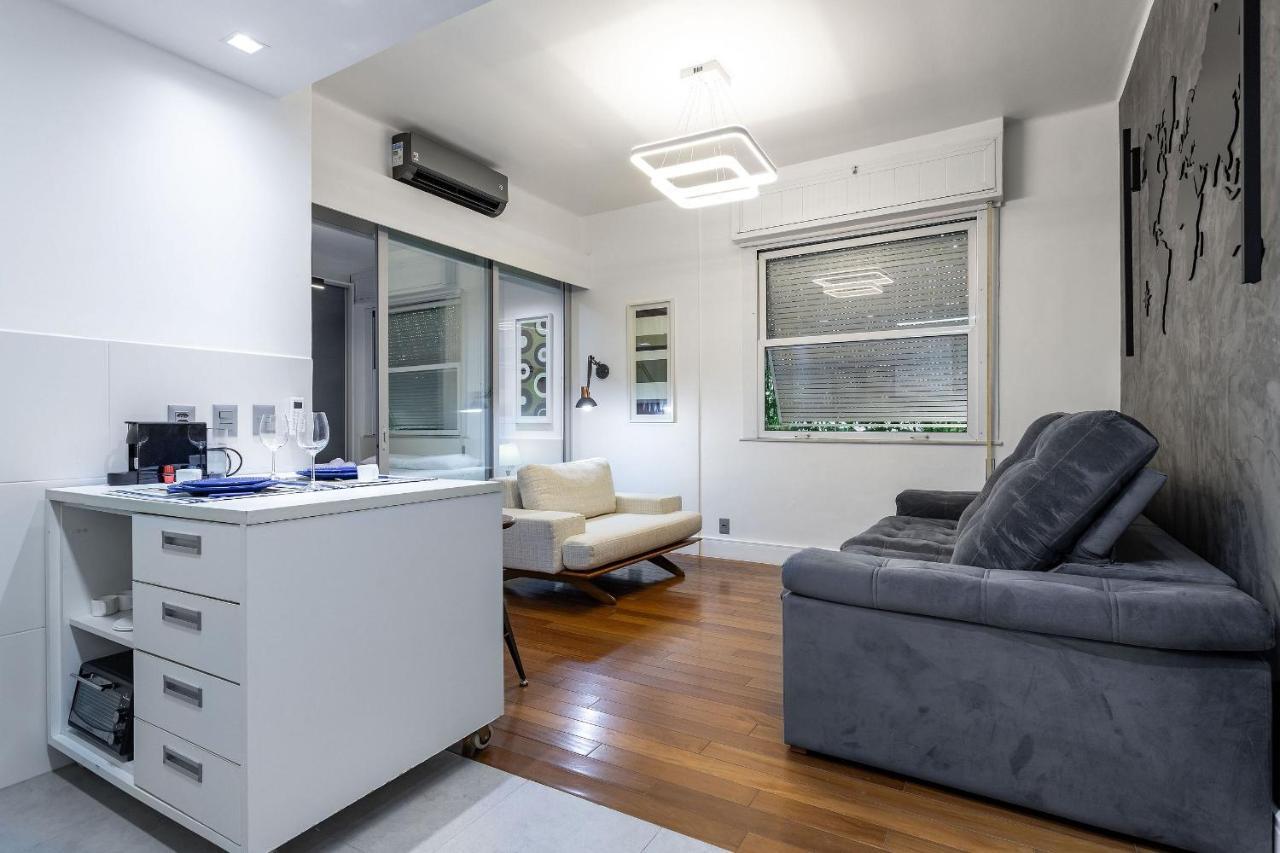 Apt Charmoso Completo Com Ar Condicionado No Leblon Rio de Janeiro Exterior photo
