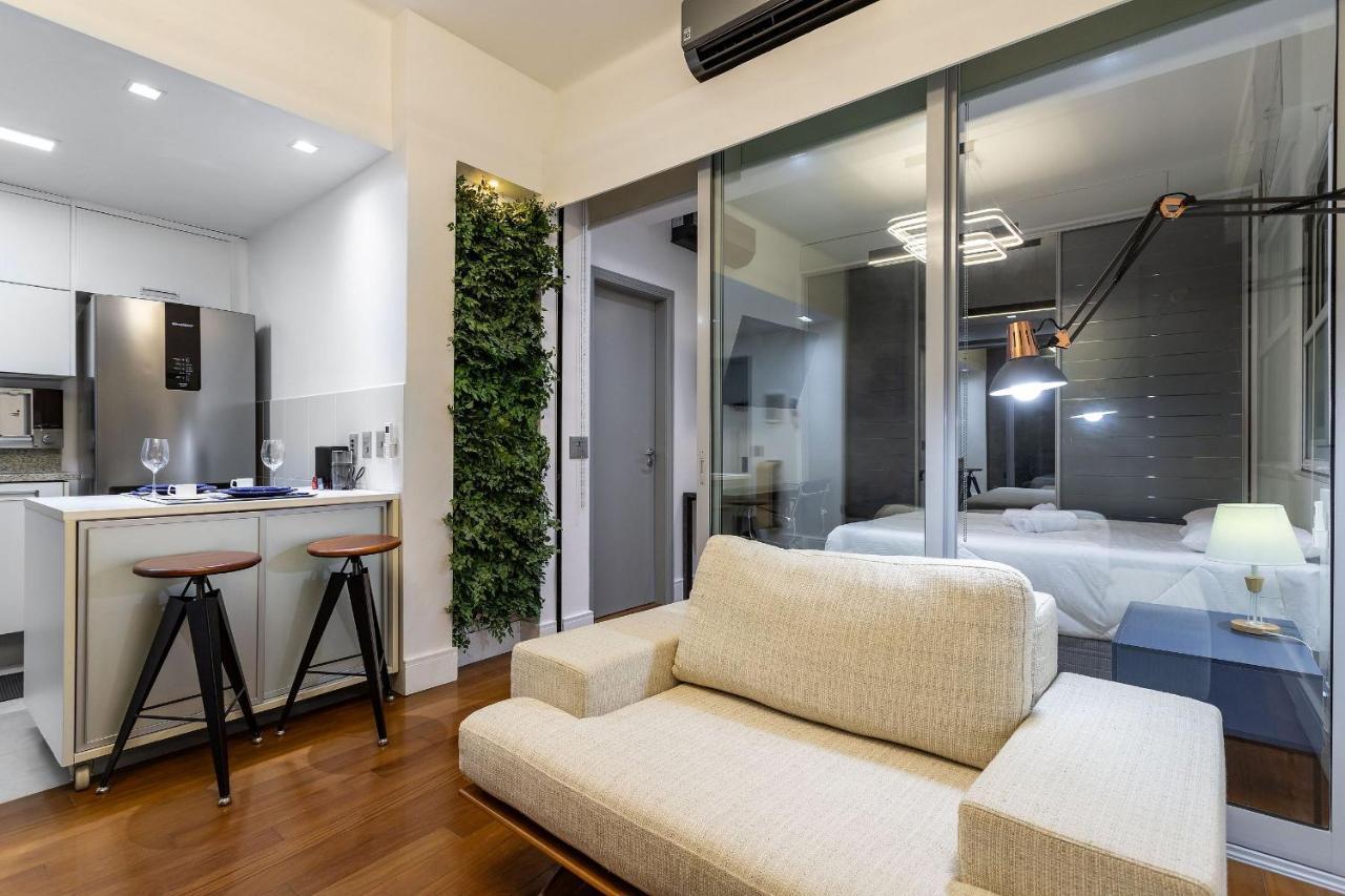 Apt Charmoso Completo Com Ar Condicionado No Leblon Rio de Janeiro Exterior photo